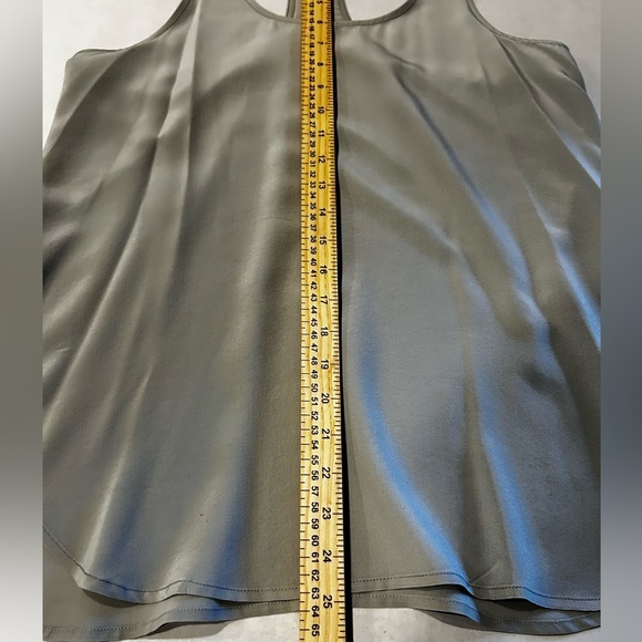 Acrobat Grey Silk‎ Racerback Tank Top Size S - Picture 7 of 11